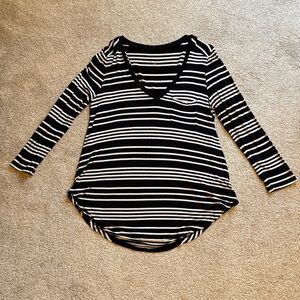 Merona (Target) striped 3/4 sleeve shirt